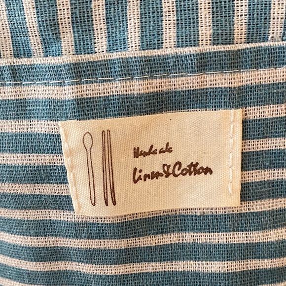 Blue Striped Apron - Picture 2 of 5